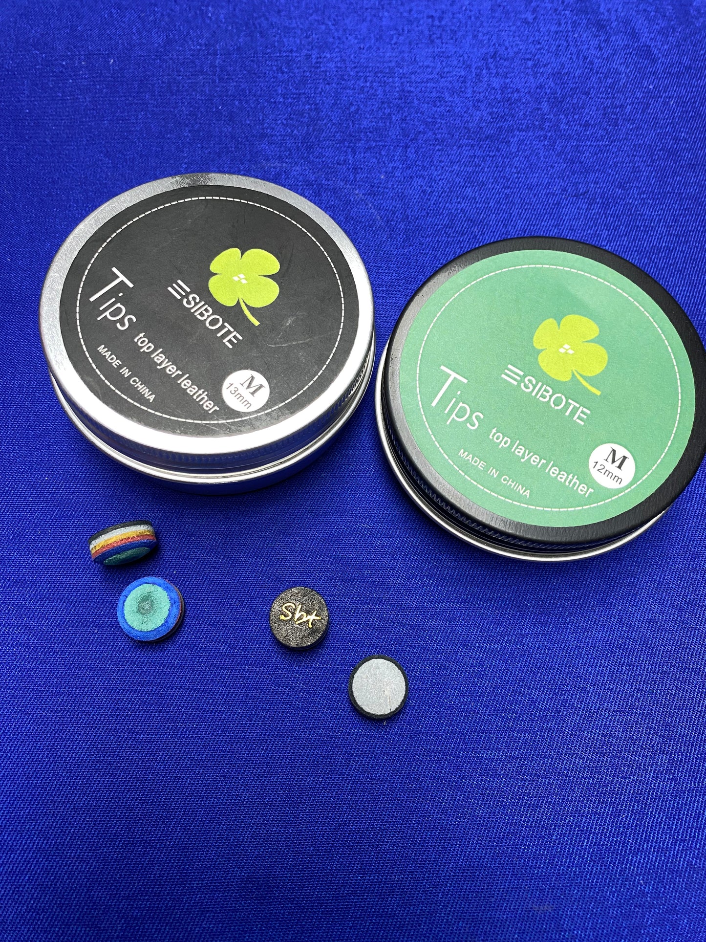 Tete en cuire SIBOTE pour canne de billard