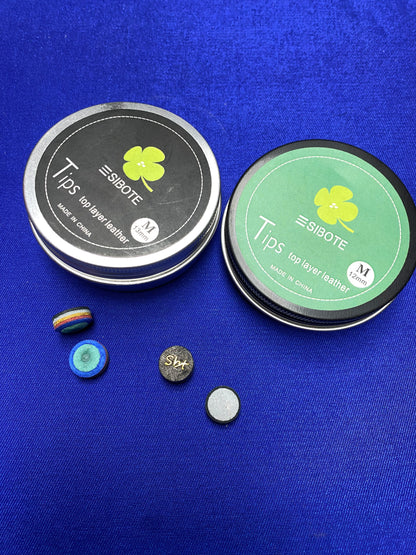 Tete en cuire SIBOTE pour canne de billard